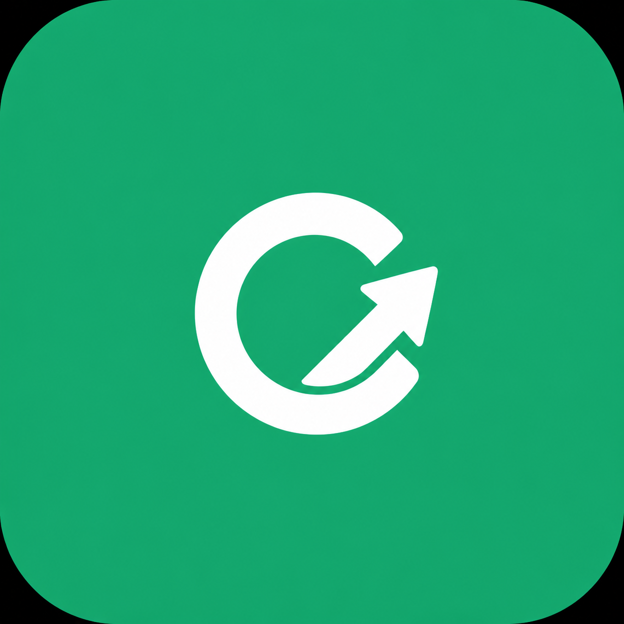 ZeroContact green launcher artwork with a white circular arrow